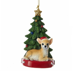 Подвеска Чихуахуа под елкой, 10,8 см Christmas Inspirations