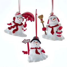 Подвеска Снеговик, в ассортименте, 6 см Christmas Inspirations