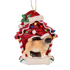 Подвеска Мопс, 10 см Christmas Inspirations
