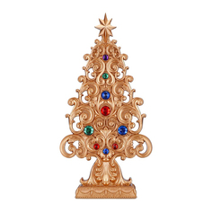 Золотая Елка с Украшениями, 19x8,5x38 см Timstor