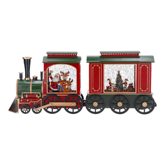 Поезд со снегом, LED 48x8,9x20 см Timstor