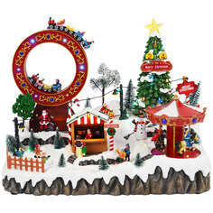 Новогодний сувенир &quot;Карусель&quot; LED с адаптером, 30x30x35 см Timstor