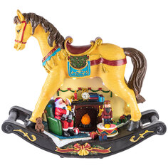 Новогодний сувенир &quot;Лошадь Санты&quot;LED с адапетром, 50x20x45 см Timstor