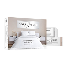 Комплект постельного белья 1,5 сп, &quot;Альпийский снег&quot; Soft Silver