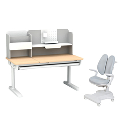 Комплект парта Ginepro Grey + кресло Estate Grey Cubby