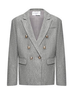 Двубортный пиджак, серый Ermanno Scervino
