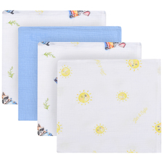 Пеленки-мини из муслина 60x60см, 4 шт Jan&Sofie