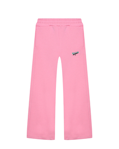 Спортивные прямые брюки с лого Msgm