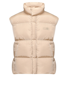Стеганый жилет, бежевый Mm6 Maison Margiela