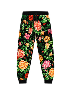 Спортивные брюки с цветочным принтом Dolce & Gabbana