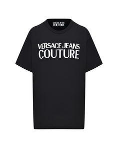 Футболка, принт лого Versace