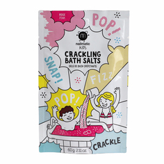 Соль-шипучка для ванны Crackling bath salts (pink) Nailmatic