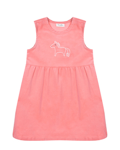Сарафан с вышивкой лошадь Sanetta Kidswear