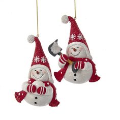 Подвеска Снеговик в варежках, в ассортименте, 10 см Christmas Inspirations