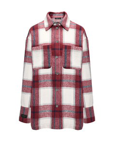 Рубашка в клетку с карманами на груди Dan Maralex