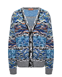 Кардиган с узором &quot;волны&quot; Missoni