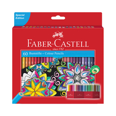 Подарочный набор цветных карандашей &quot;Замок&quot;, 60 шт Faber Castell