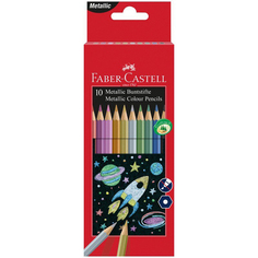 Карандаши цветные шестигранные, 10шт Faber Castell