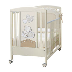 Детская кровать Love, кремовая Italbaby