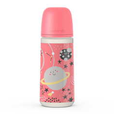 Бутылка Space 360 мл с мягкой физиологической соской, розовый Suavinex