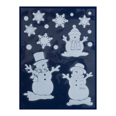 Стикер &quot;Снеговик и звезды&quot; 29,5х40 см Peha Magic