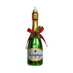 Подвеска Шампанское брют с рождественским декором Holiday Classics