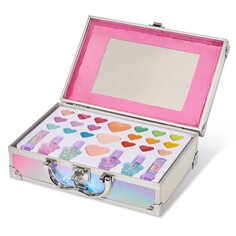 Набор косметики в сиреневом дорожном кейсе Little Unicorn Martinelia