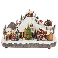 Новогодний сувенир LED &quot;Деревня&quot; с адаптером, 42,5x31,5x30 см Timstor