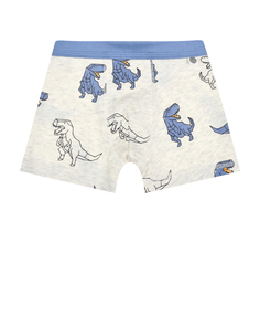 Трусы-боксеры принт &quot;синие динозавры&quot; Sanetta