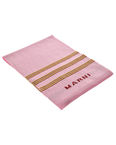 Шарф в полоску, розовый Marni