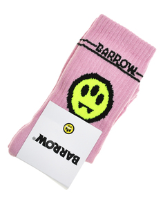 Носки с лого, розовые Barrow