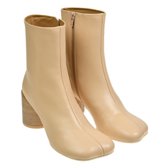Ботильоны на каблуке, бежевые Mm6 Maison Margiela