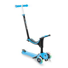 Самокат GO UP SPORTY PLUS LIGHTS - Голубой Globber