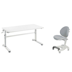 Комплект парта Imparare Grey + кресло Cielo Grey Cubby