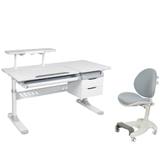 Комплект парта Ortensia Grey + кресло Cielo Grey Cubby