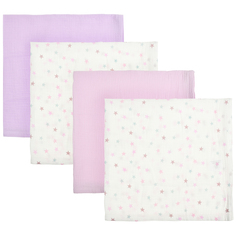 Пеленки-мини из муслина 60x60см, 4 шт Jan&Sofie