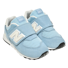 Кроссовки с белым лого, голубые New Balance