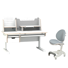 Комплект парта Ammi Grey + кресло Cielo Grey Cubby