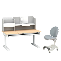 Комплект парта Ginepro Grey + кресло Cielo Grey Cubby