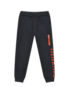 Спортивные брюки с лого сбоку Bikkembergs
