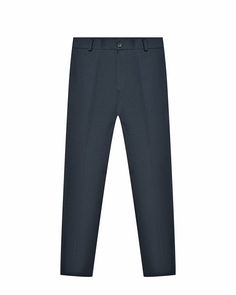 Классические брюки slim fit, синие Dal Lago