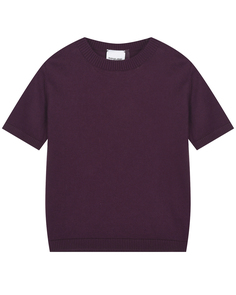 Бордовый джемпер с коротким рукавом Keng Label