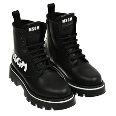 Ботинки с белым лого Msgm