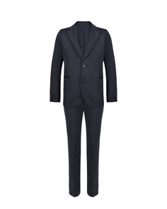 Синий классический костюм Emporio Armani
