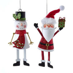 Подвеска Санта и Снеговик, в ассортименте, 17 см Christmas Inspirations
