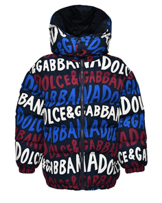 Куртка со сплошным лого Dolce & Gabbana