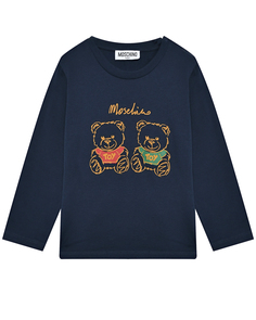 Толстовка с лого прописью Moschino