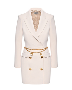 Двубортное мини-платье Elisabetta Franchi