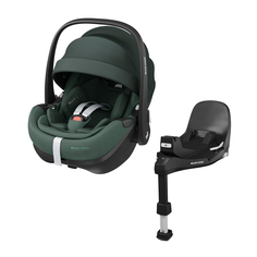 Комплект: кресло автомобильное Pebble 360 Pro Essential Green и база FAMILYFIX 360 PRO Maxi Cosi