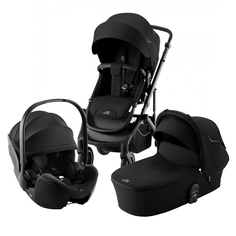 Детская коляска 3 в 1 BRITAX ROEMER SMILE 5Z Space Black и Кресло автомобильное BABY-SAFE 5Z2 S